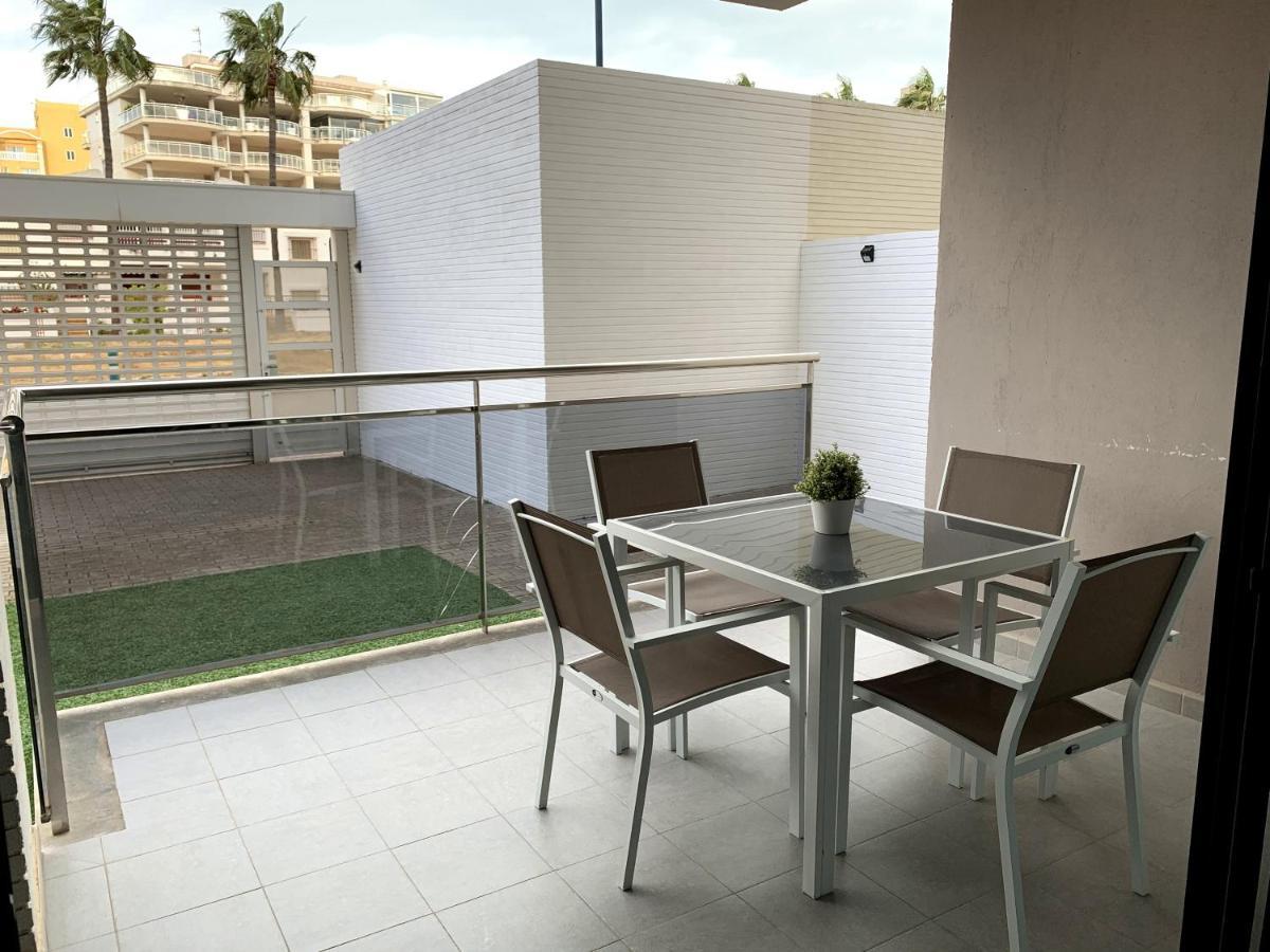 Apartamento Con Jardin En Primera Linea De Playa Con Parking Y Piscina Peñíscola Εξωτερικό φωτογραφία